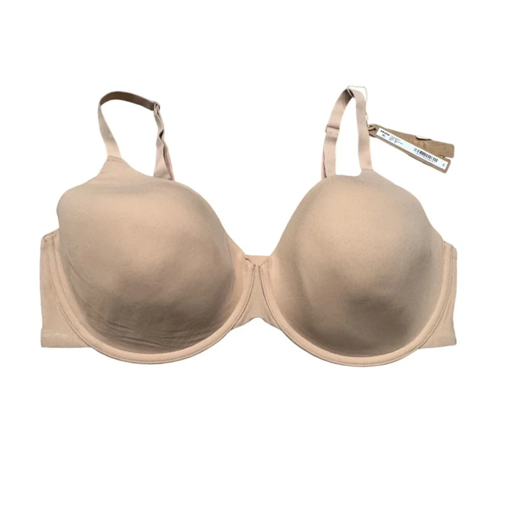 SKIMS‎ Fits Everybody T-Shirt Bra Mica Tan Beige Underwire 38D NWT